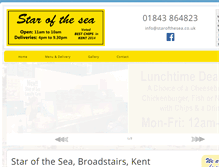 Tablet Screenshot of fishandchipsbroadstairs.co.uk